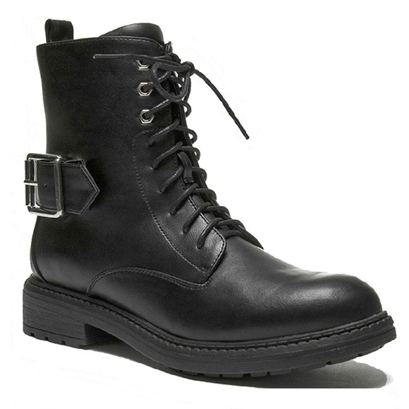 Shoes - 1 LEFT! Classic Matte Punk Rock Combat Booties